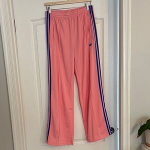ADIDAS Pink Wide Leg Track Pant